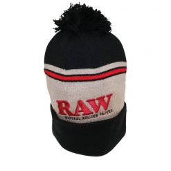 RAW WINTER HAT BLACK/BROWN