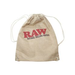 RAW DRAWSTRING BAG TAN