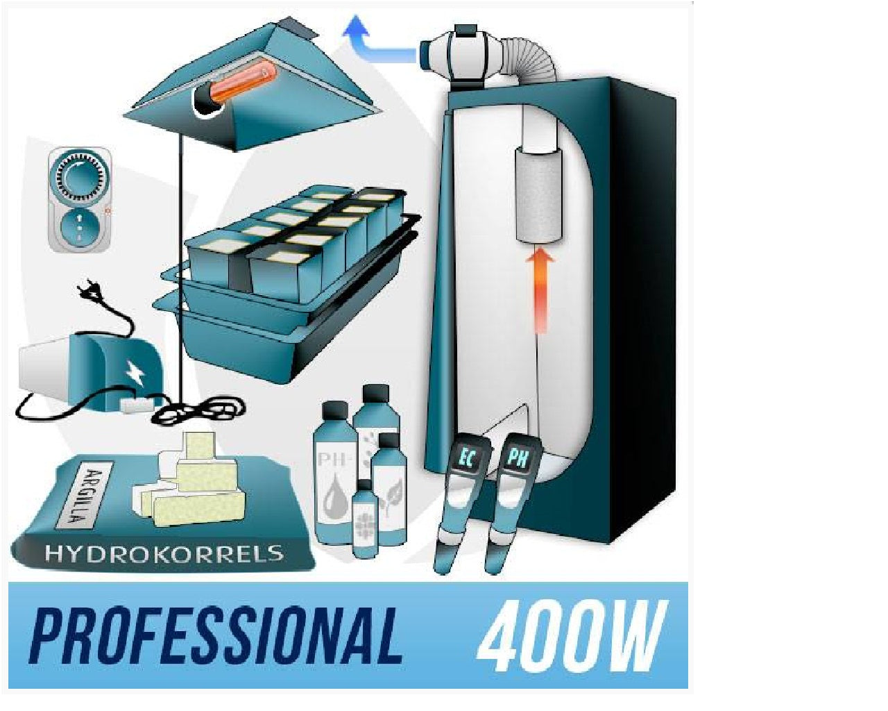 Professional Idroponica 400W