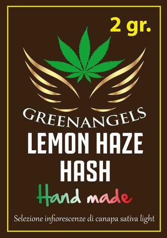 GreenAngels - 2 gr.  LEMON HAZE HASH CBD  17,44%